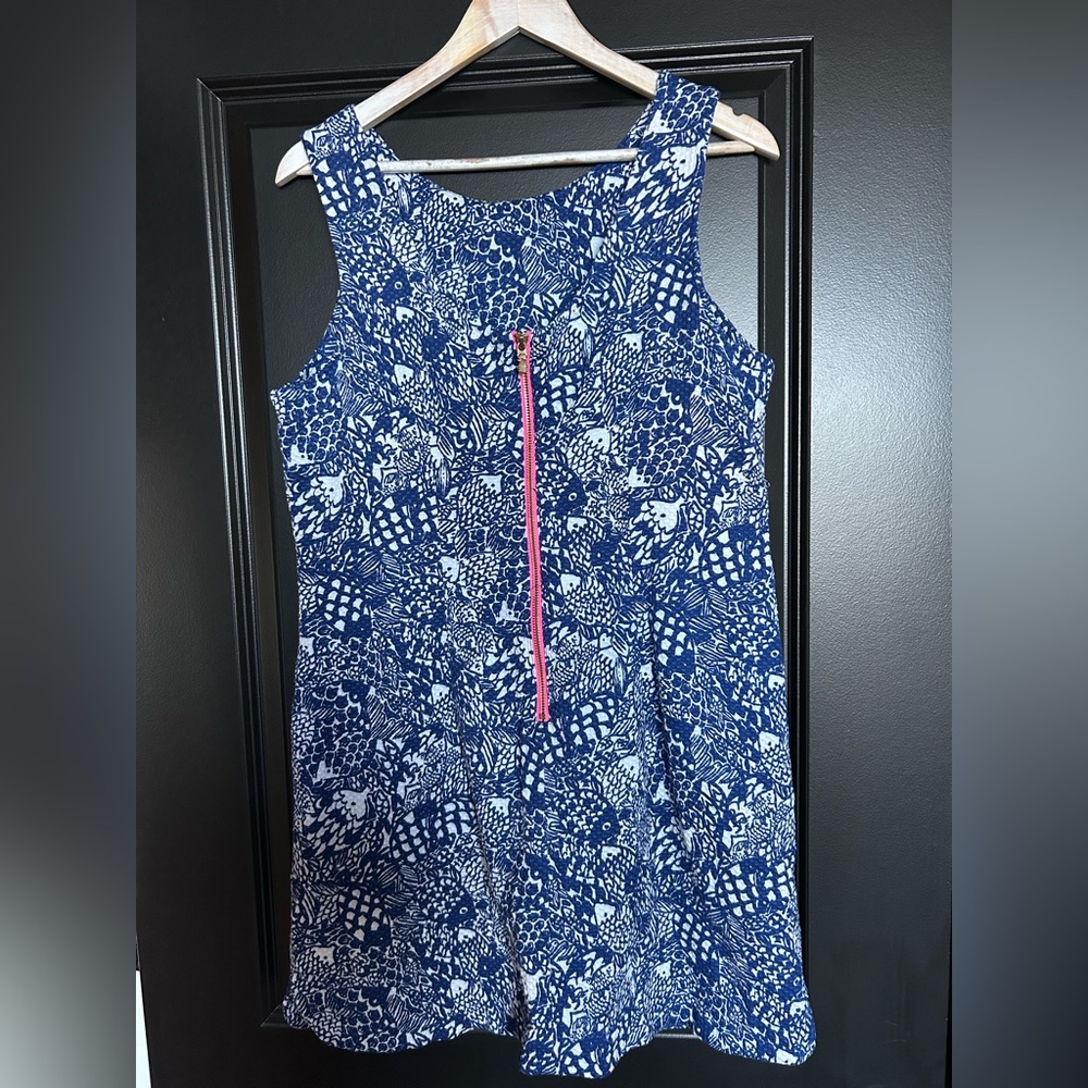 Lilly Pulitzer for Target Upstream Fish print shift dress size 16